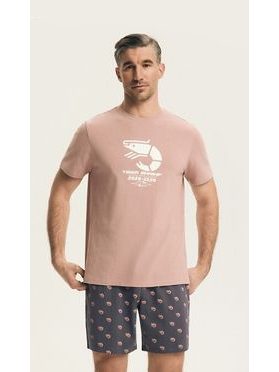 Pyžamo pánské 44520 Brad kr.r. M-3XL mauve - Henderson