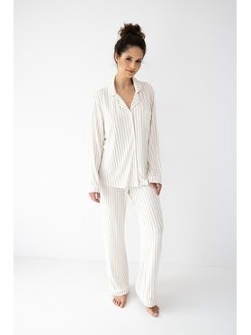 Pyžamo dámské propínací Amani dl.r. XS-2XL - Sensis