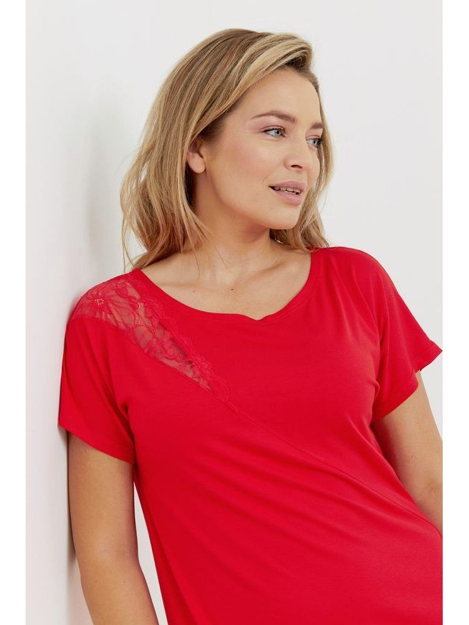 Noční košile dámská 737 Velar kr.r. S-2XL - De Lafense