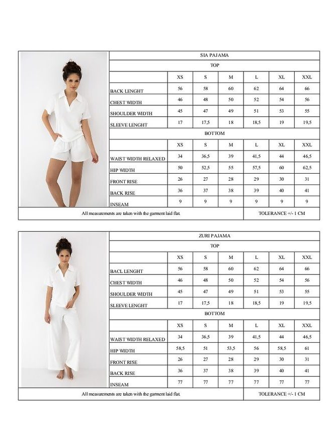 Pyžamo dámské Sia kr.r. XS-2XL - Sensis