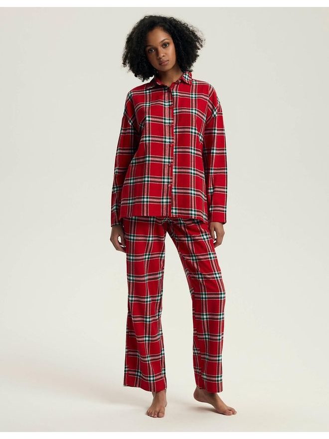 Pyžamo dámské 43716 Dalisa dl.r. S-3XL propínací - Henderson Ladies