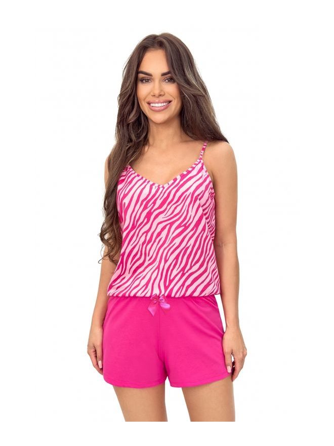 Pyžamo dámské Zebra Top wbez r. S-2XL - Donna