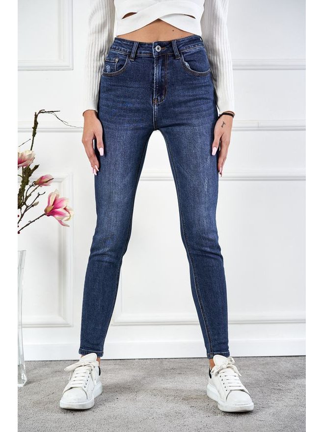 Slim high jeans