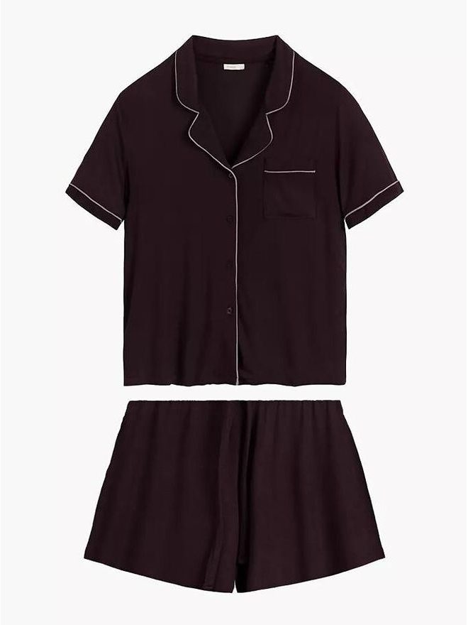 Pyžamo dámské NLP-496 kr.r. S-2XL propínací - Atlantic