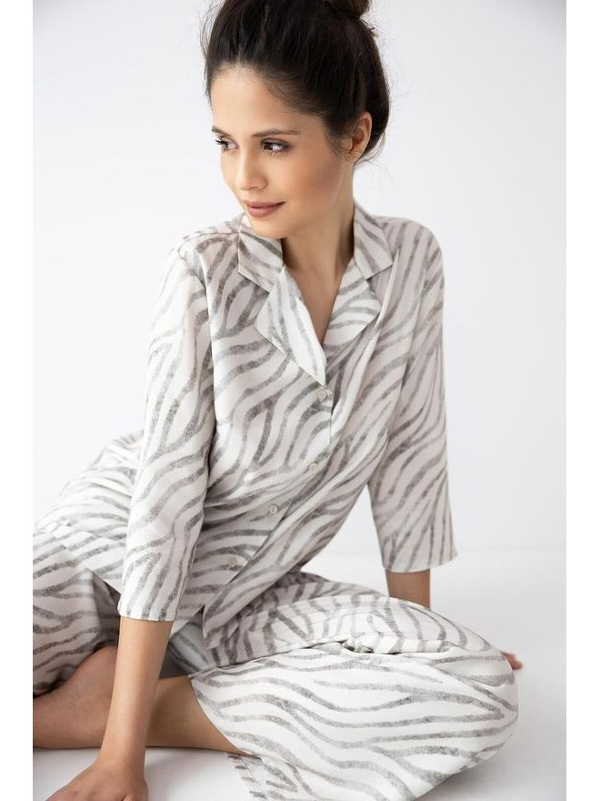 Pyžamo dámské Emory 3/4 r. XS-2XL propínací - Sensis