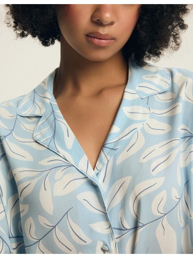 Pyžamo dámské 44482 Estes kr.r. S-3XL propínací - Henderson Ladies