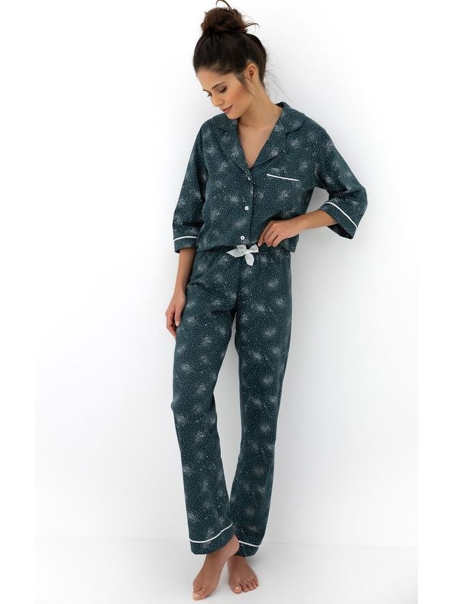 Pyžamo dámské Sydney dl.r. S-XL propínací - Sensis