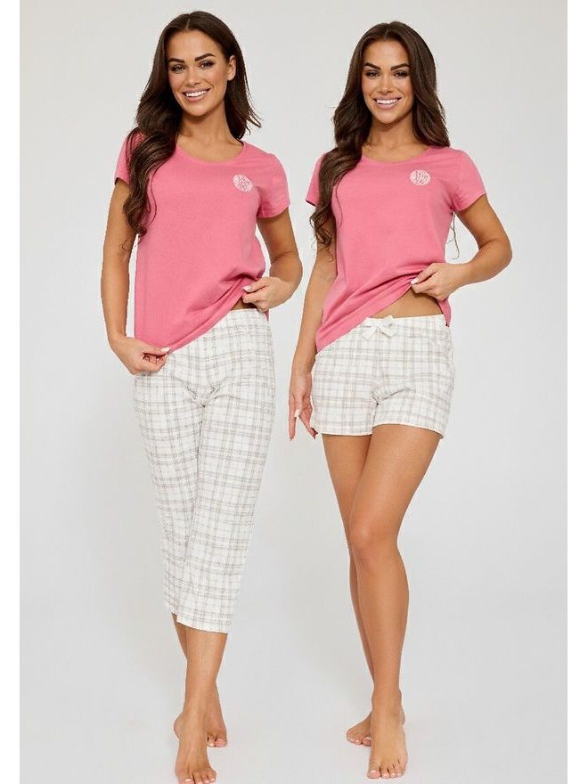 Pyžamo dámské 466/339 Name kr.r. 3dílné S-2XL - Cornette