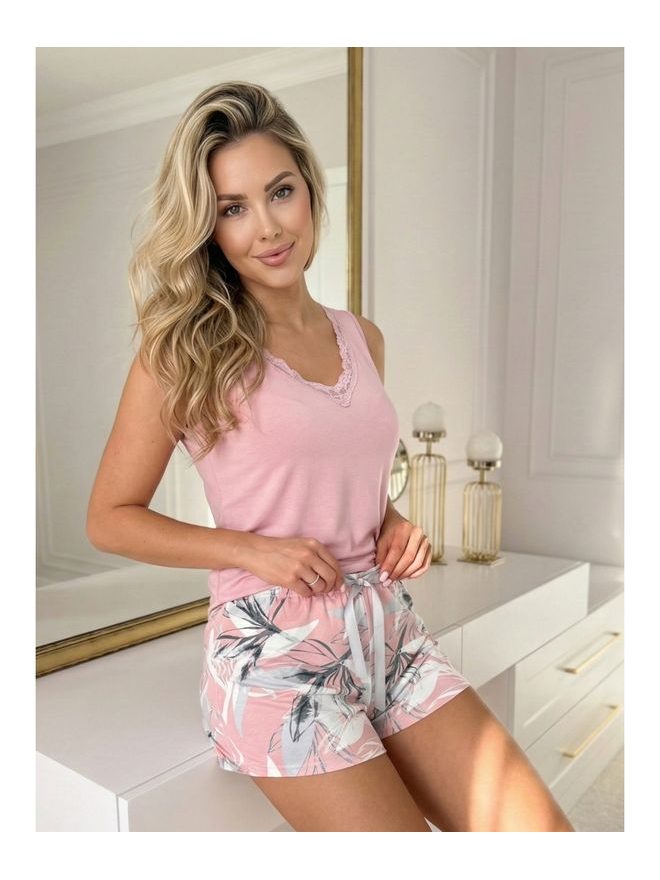 Pyžamo dámské Evita Top bez r. S-2XL - Donna