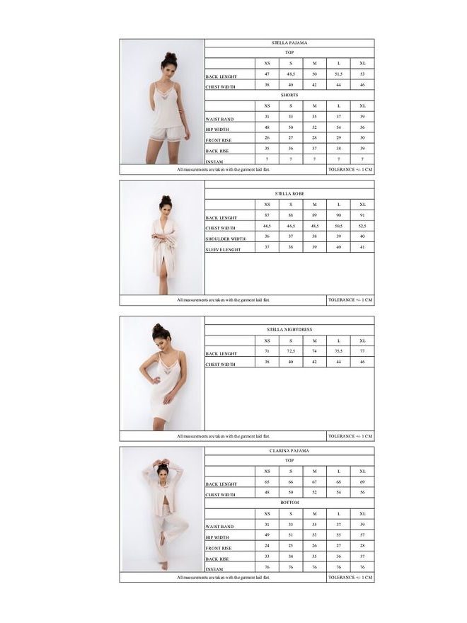 Pyžamo dámské Stella bez r. XS-XL - Sensis