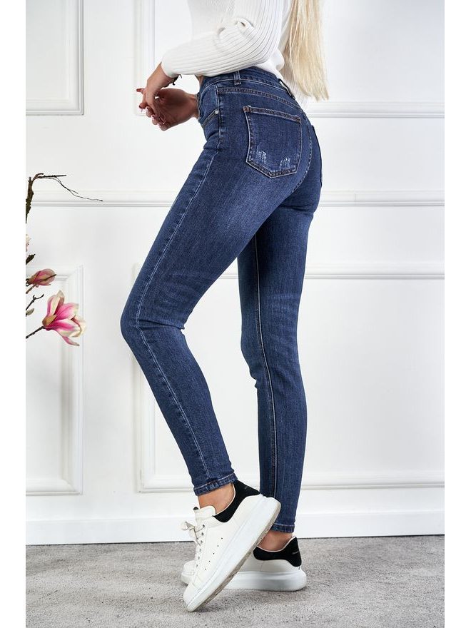 Slim high jeans