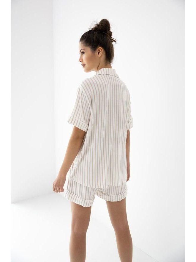 Pyžamo dámské propínací Davina kr.r. XS-2XL - Sensis