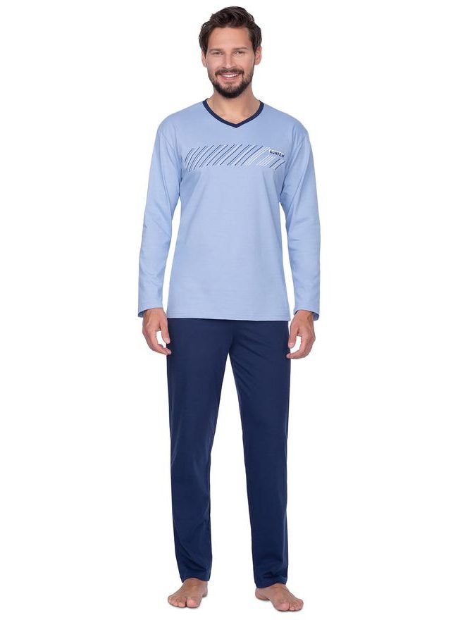 Pyžamo pánské 428 dl.r. 2XL-3XL - Regina