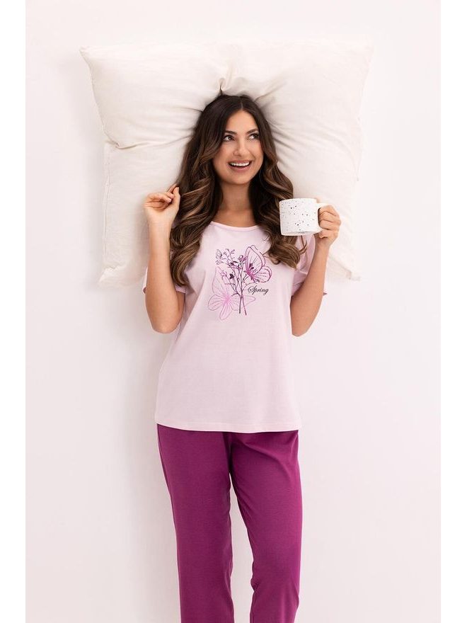 Pyžamo dámské 739 kr.r. S-2XL W26 - Regina