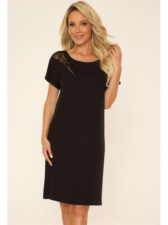 Noční košile dámská 737 Velar kr.r. S-2XL - De Lafense