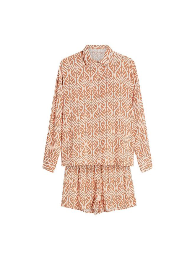 Pyžamo dámské propínací dl.r. 43664 Denise S-3XL - Henderson