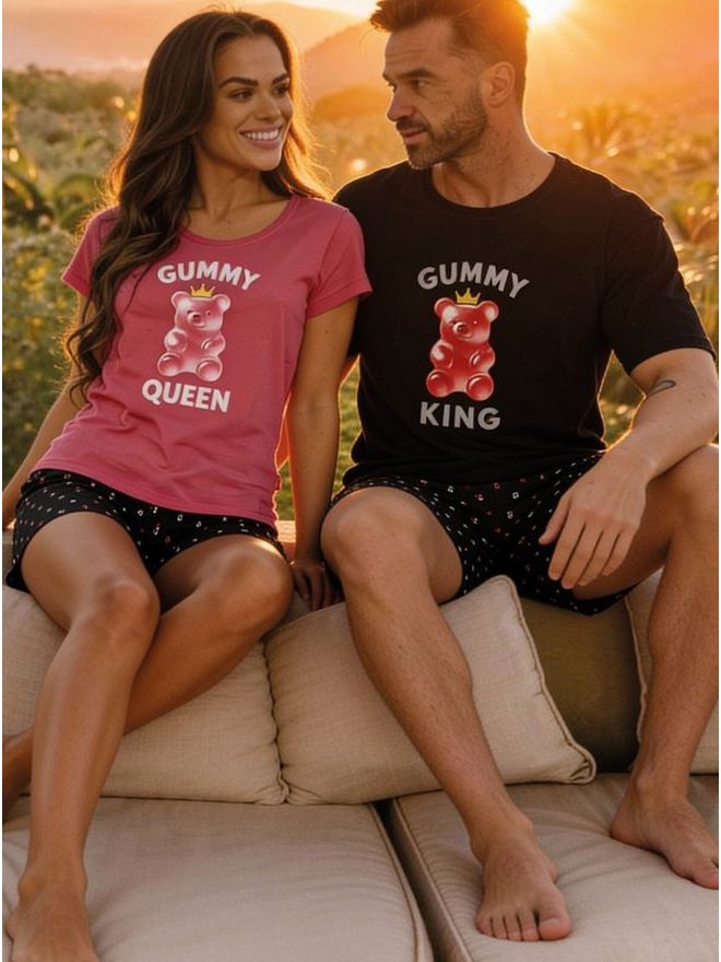 Pyžamo dámské 628/333 Gummy Queen kr.r. S-2XL - Cornette