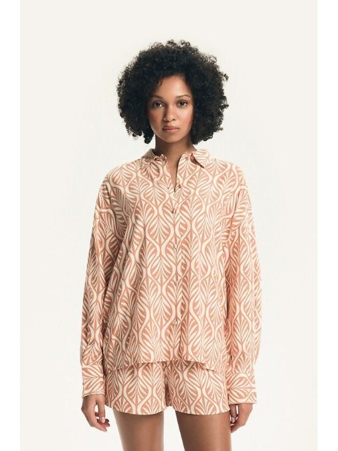 Pyžamo dámské propínací dl.r. 43664 Denise S-3XL - Henderson