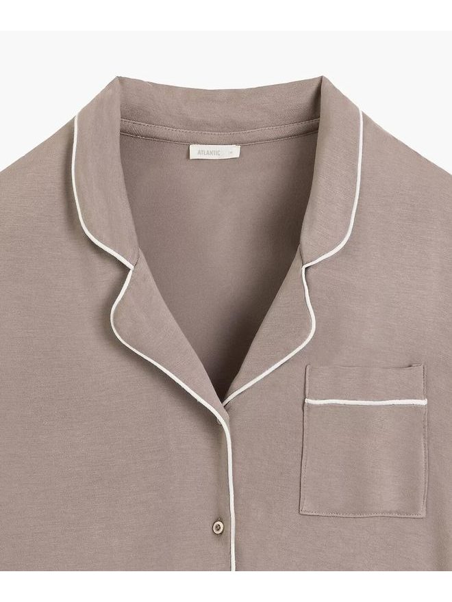 Pyžamo dámské NLP-496 kr.r. S-2XL propínací - Atlantic