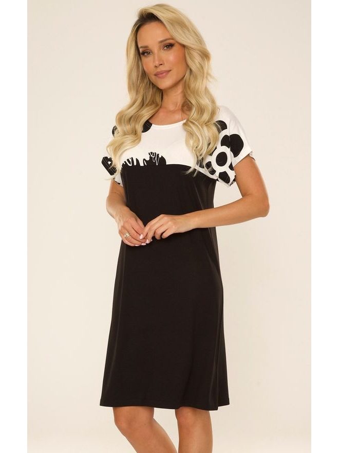 Noční košile dámská 742 Elle kr.r. S-2XL - De Lafense