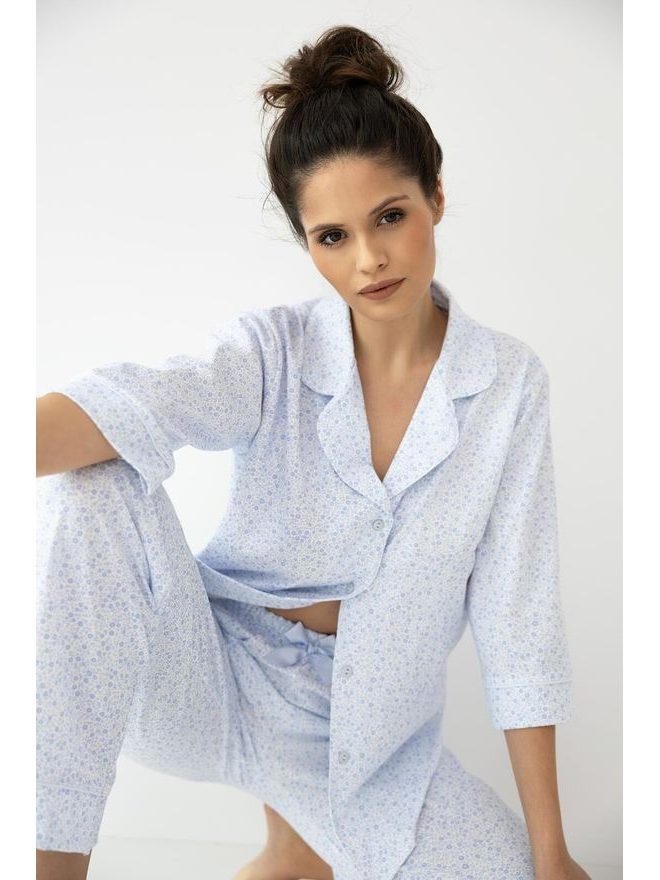 Pyžamo dámské Paloma propínací 3/4 r. S-XL - Sensis