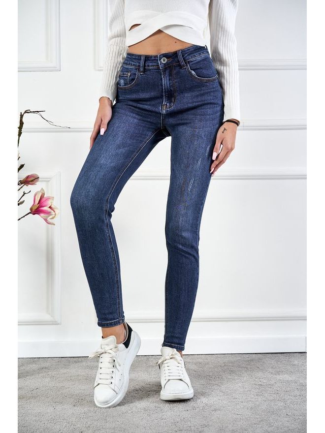 Slim high jeans