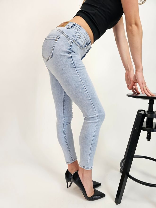 Světle modré push up džíny SZ1075-6