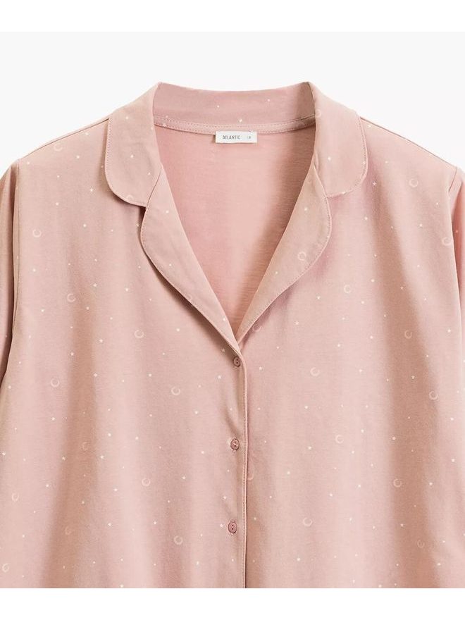 Pyžamo dámské propínací NLP-503 dl.r .S-2XL - Atlantic