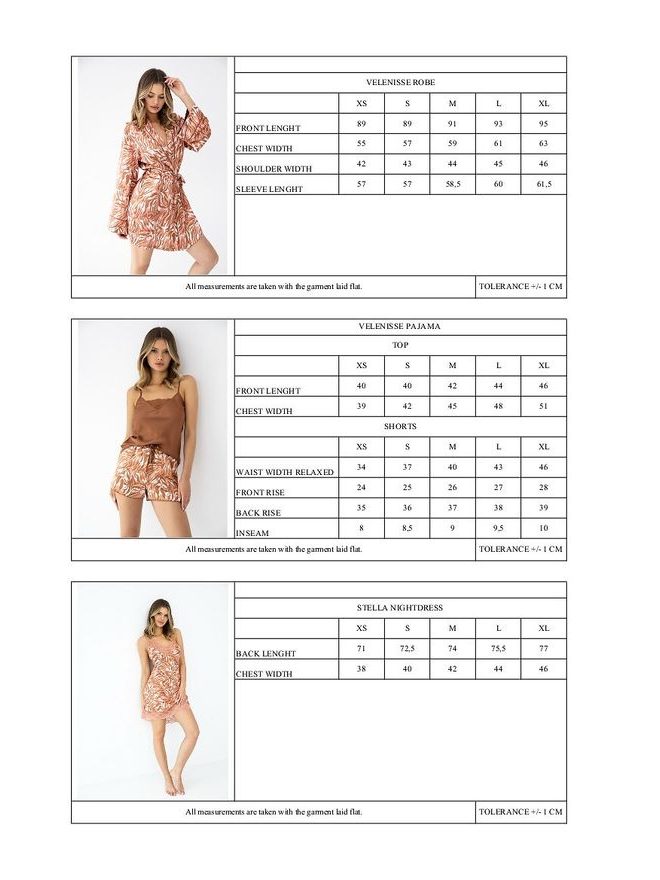 Pyžamo dámské Velenisse bez r. XS-XL - Sensis