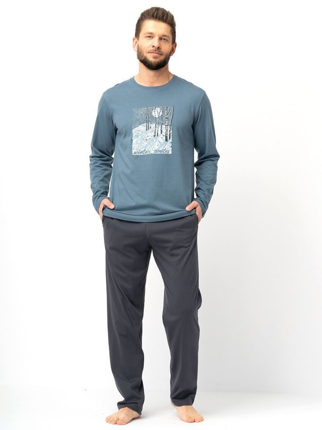 Pyžamo pánské MNS 627 B25 dl.r. M-2XL - Key