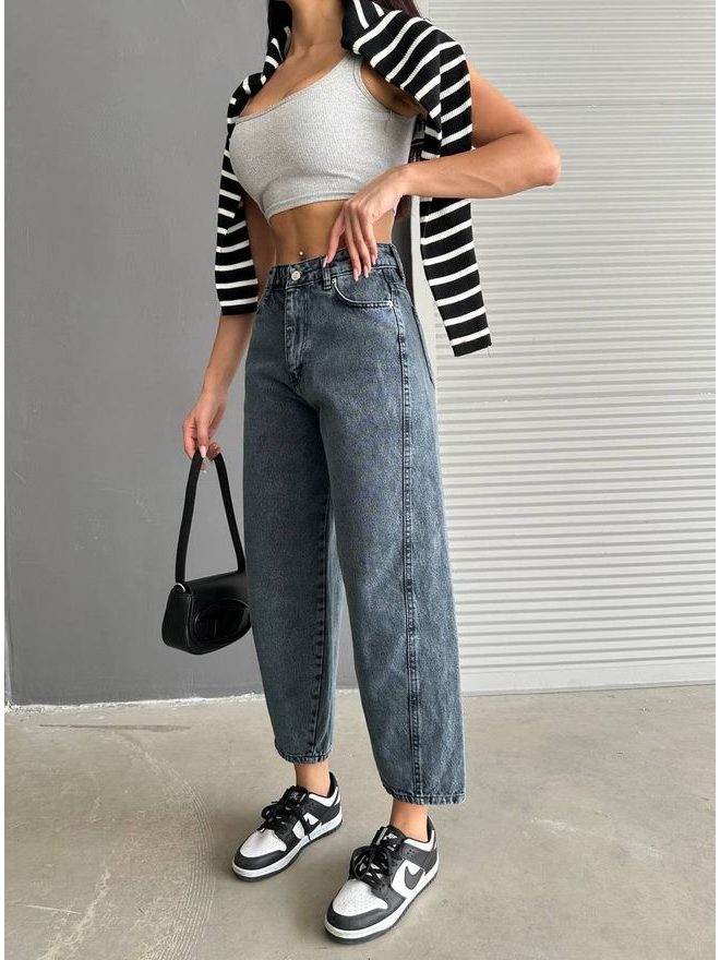 Balloon džíny - tmavě šedé