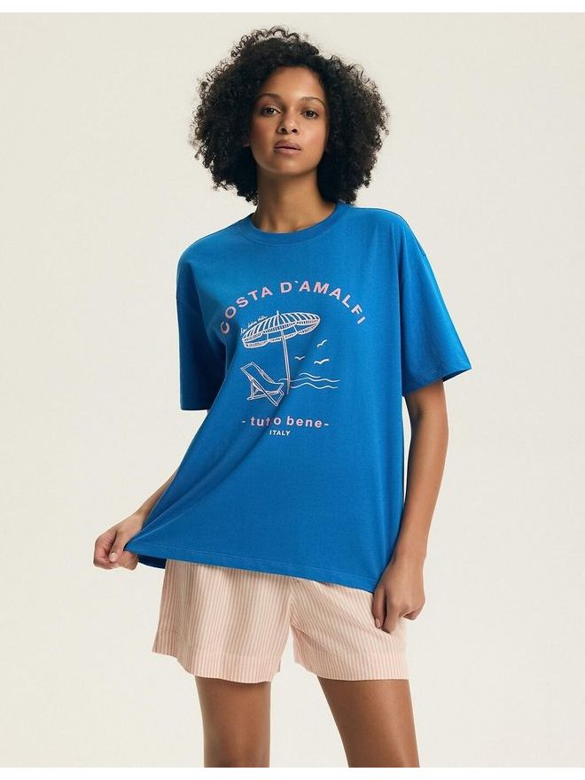 Pyžamo dámské 44479 Edris kr.r. S-3XL - Henderson Ladies