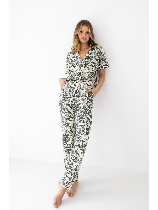 Pyžamo dámské propínací Louise kr.r. XS-2XL - Sensis