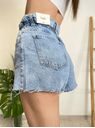 Kraťasy džinové - střih baggy sv. modré