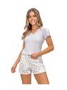 Pyžamo dámské Love Short Grey kr.r. S-2XL - Donna