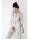Pyžamo dámské Emory 3/4 r. XS-2XL propínací - Sensis