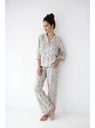 Pyžamo dámské Emory 3/4 r. XS-2XL propínací - Sensis