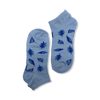 Dámské kotníčkové ponožky (EW027) - 12 párů (mix barev)