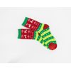 Dámske vianočné termoponožky v boxe - 6 párov (mix farieb)