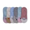 Dievčenské bezčlenkové ponožky JBC-2228 - 4 páry (mix farieb)