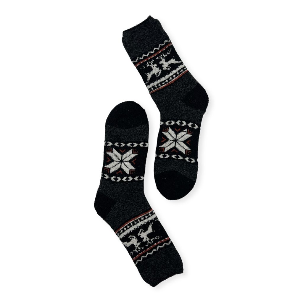 XLvýprodej.cz - Dámské vlněné ponožky Alpaca WZ12 - 3 páry (mix barev) -  Ponožky - Nejprodávanější produkty