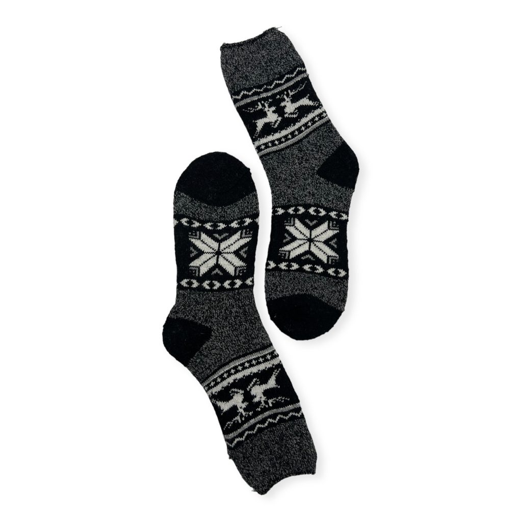 XLeladas.hu - Női gyapjú zokni Alpaca WZ12 - 3 pár (vegyes színek) - Zoknik  - Legeladottabb termékek