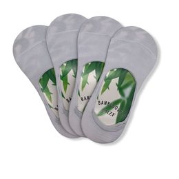 Pánske bezčlenkové ponožky (JA-1102) - 8 párov (biela)