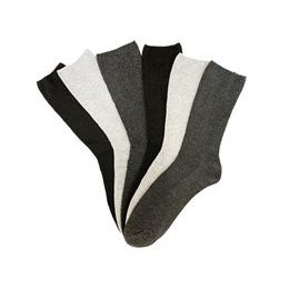 Dámske zdravotné bambusové ponožky (ZW220B) - 6 párov (mix farieb)