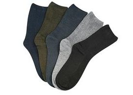 Pánské zdravotní bambusové ponožky - 10 párů (mix barev)