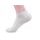 Dámské kotníčkové ponožky (EW01A) - 12 párů (BÍLÁ)