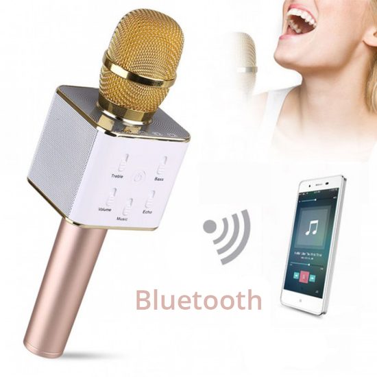 Bezdrátový karaoke mikrofon s Bluetooth