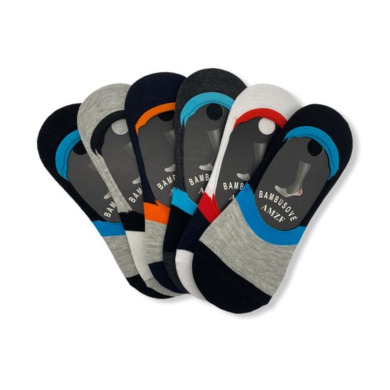 Pánske bezčlenkové ponožky (JA-1111) - 8 párov (mix farieb)