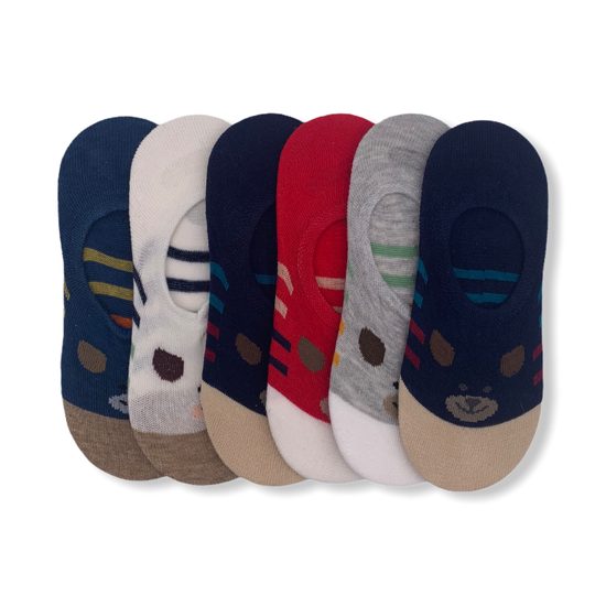Chlapecké bezkotníčkové ponožky JAC-2227 - 4 páry (mix barev)
