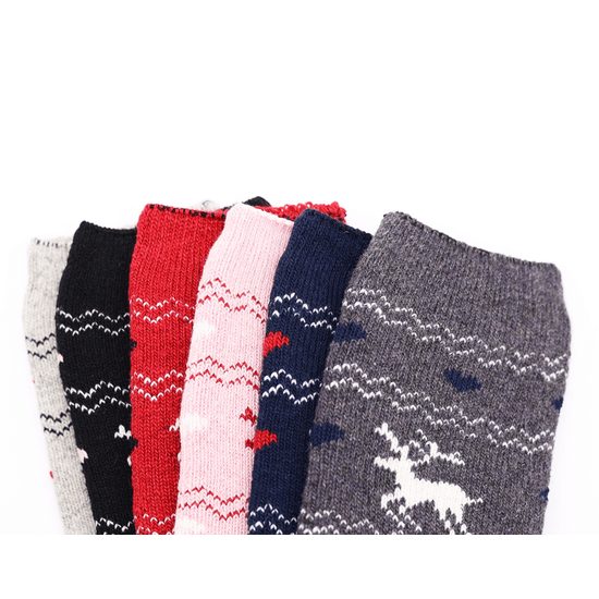 Női gyapjú zokni Alpaka (PB463) - 3 pár (vegyes színek)